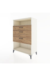Hyperion Dolap Tek Raflı 3 Çekmeceli 88x44x134 - S51M037V3B