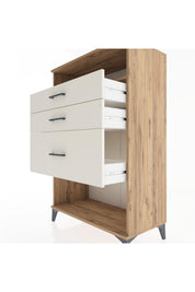 Hyperion Dolap Tek Raflı 3 Çekmeceli 88x44x134 - S51M037V7B