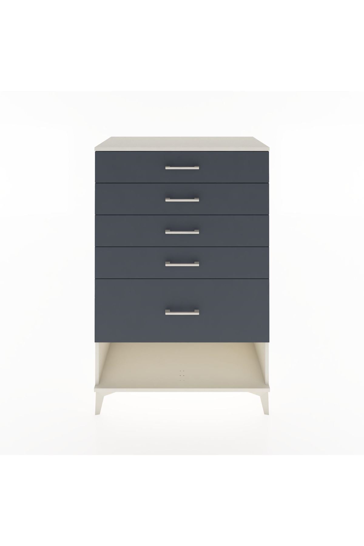 Hyperion Dolap 5 Çekmeceli 88x44x134 Aytaşı-Antrasit