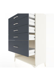 Hyperion Dolap 5 Çekmeceli 88x44x134 Aytaşı-Antrasit