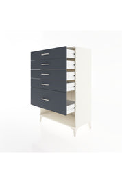 Hyperion Dolap 5 Çekmeceli 88x44x134 Aytaşı-Antrasit