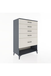 Hyperion Dolap 5 Çekmeceli 88x44x134 Antrasit-Aytaşı