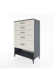 Hyperion Dolap 5 Çekmeceli 88x44x134 Antrasit-Aytaşı