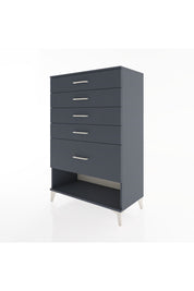 Hyperion Dolap 5 Çekmeceli 88x44x134 Antrasit-Antrasit