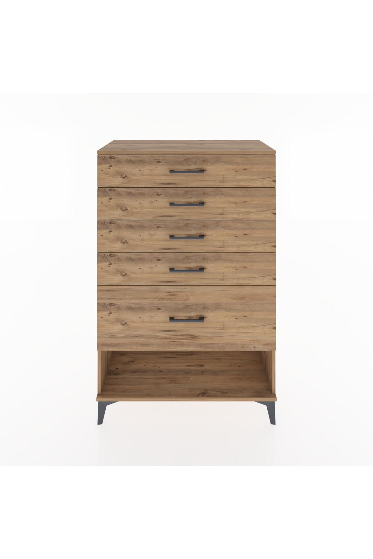 Hyperion Dolap 5 Çekmeceli 88x44x134 Çam-Çam