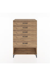Hyperion Dolap 5 Çekmeceli 88x44x134 Çam-Çam