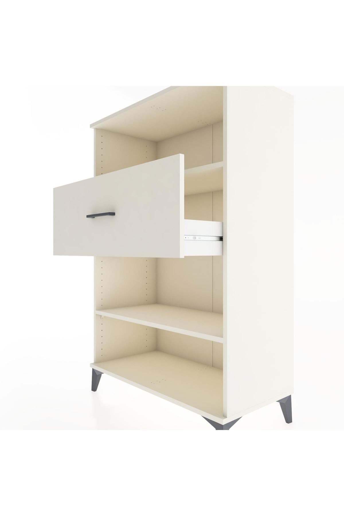 Hyperion Dolap 2 Raflı Tek Çekmeceli 88x44x134 Aytaşı-Aytaşı