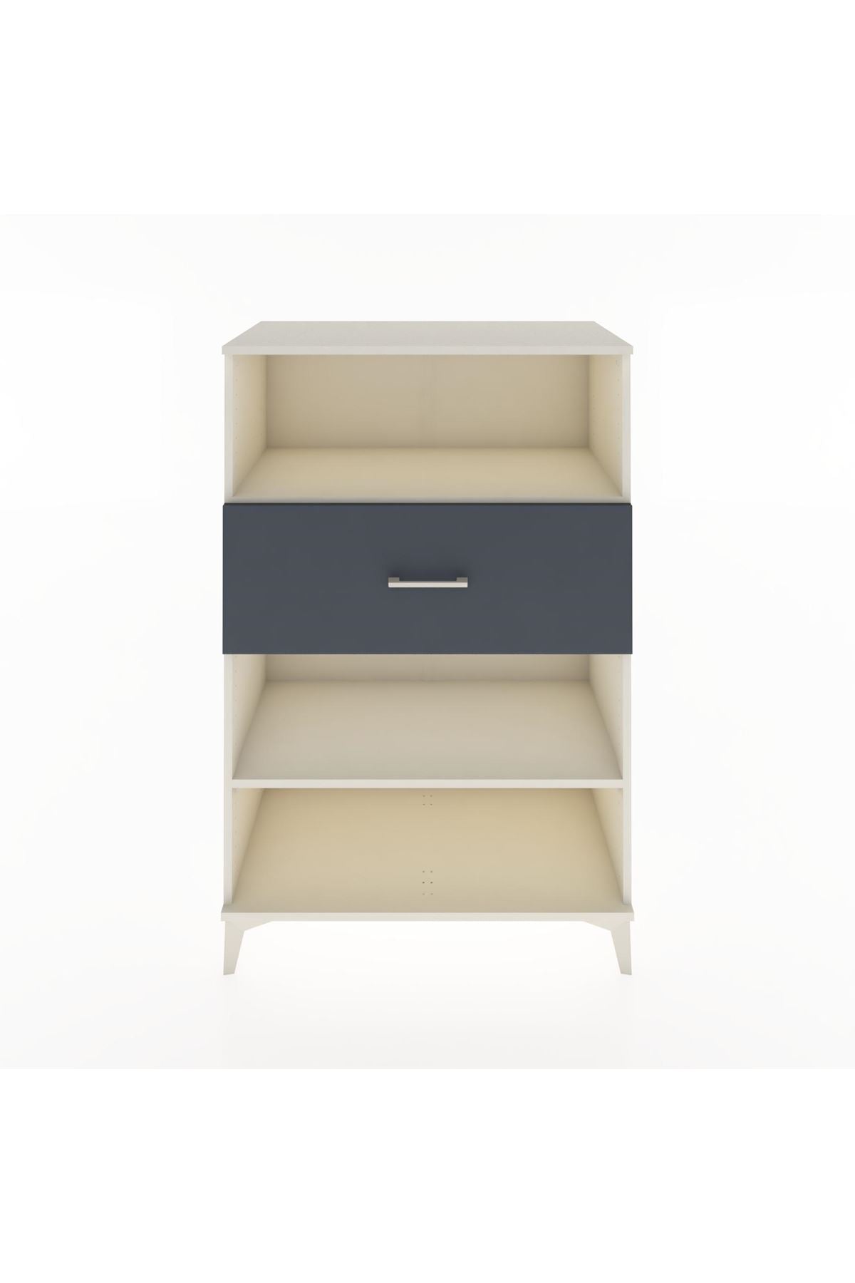 Hyperion Dolap 2 Raflı Tek Çekmeceli 88x44x134 Aytaşı-Antrasit