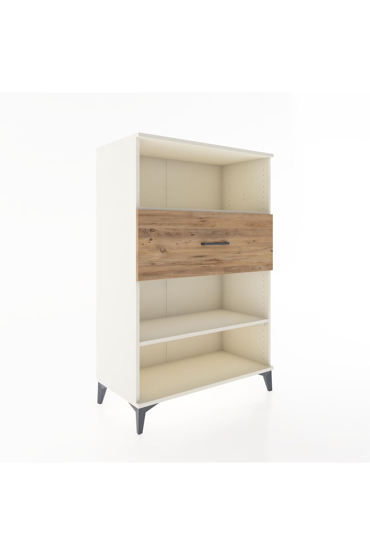 Hyperion Dolap 2 Raflı Tek Çekmeceli 88x44x134 Aytaşı-Çam