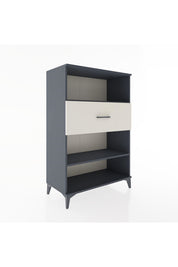 Hyperion Dolap 2 Raflı Tek Çekmeceli 88x44x134 Antrasit-Aytaşı