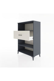 Hyperion Dolap 2 Raflı Tek Çekmeceli 88x44x134 Antrasit-Aytaşı