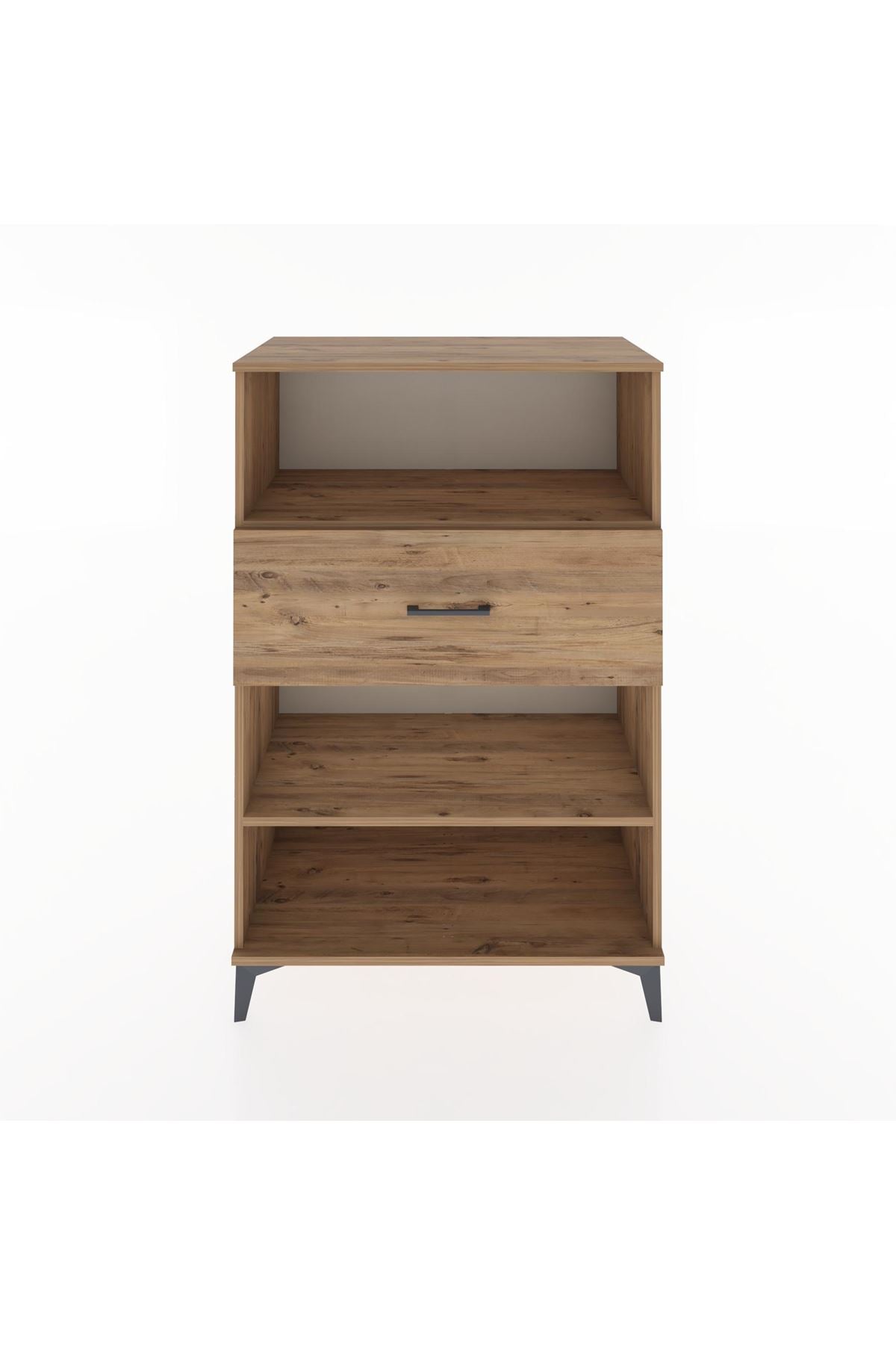 Hyperion Dolap 2 Raflı Tek Çekmeceli 88x44x134 Çam-Çam