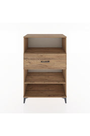 Hyperion Dolap 2 Raflı Tek Çekmeceli 88x44x134 Çam-Çam