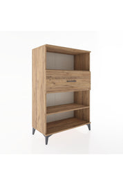 Hyperion Dolap 2 Raflı Tek Çekmeceli 88x44x134 Çam-Çam