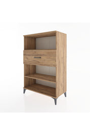 Hyperion Dolap 2 Raflı Tek Çekmeceli 88x44x134 Çam-Çam