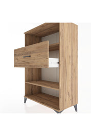 Hyperion Dolap 2 Raflı Tek Çekmeceli 88x44x134 Çam-Çam