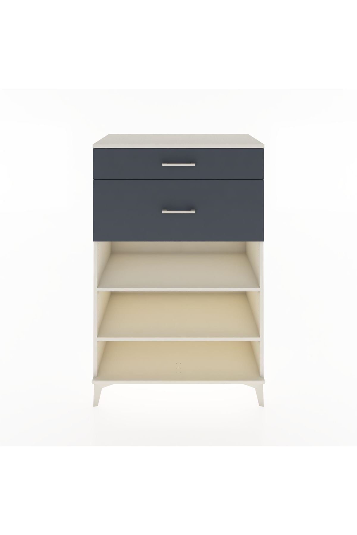 Hyperion Dolap 2 Raflı 2 Çekmeceli 88x44x134 Aytaşı-Antrasit