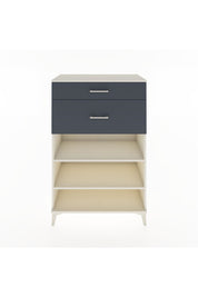 Hyperion Dolap 2 Raflı 2 Çekmeceli 88x44x134 Aytaşı-Antrasit