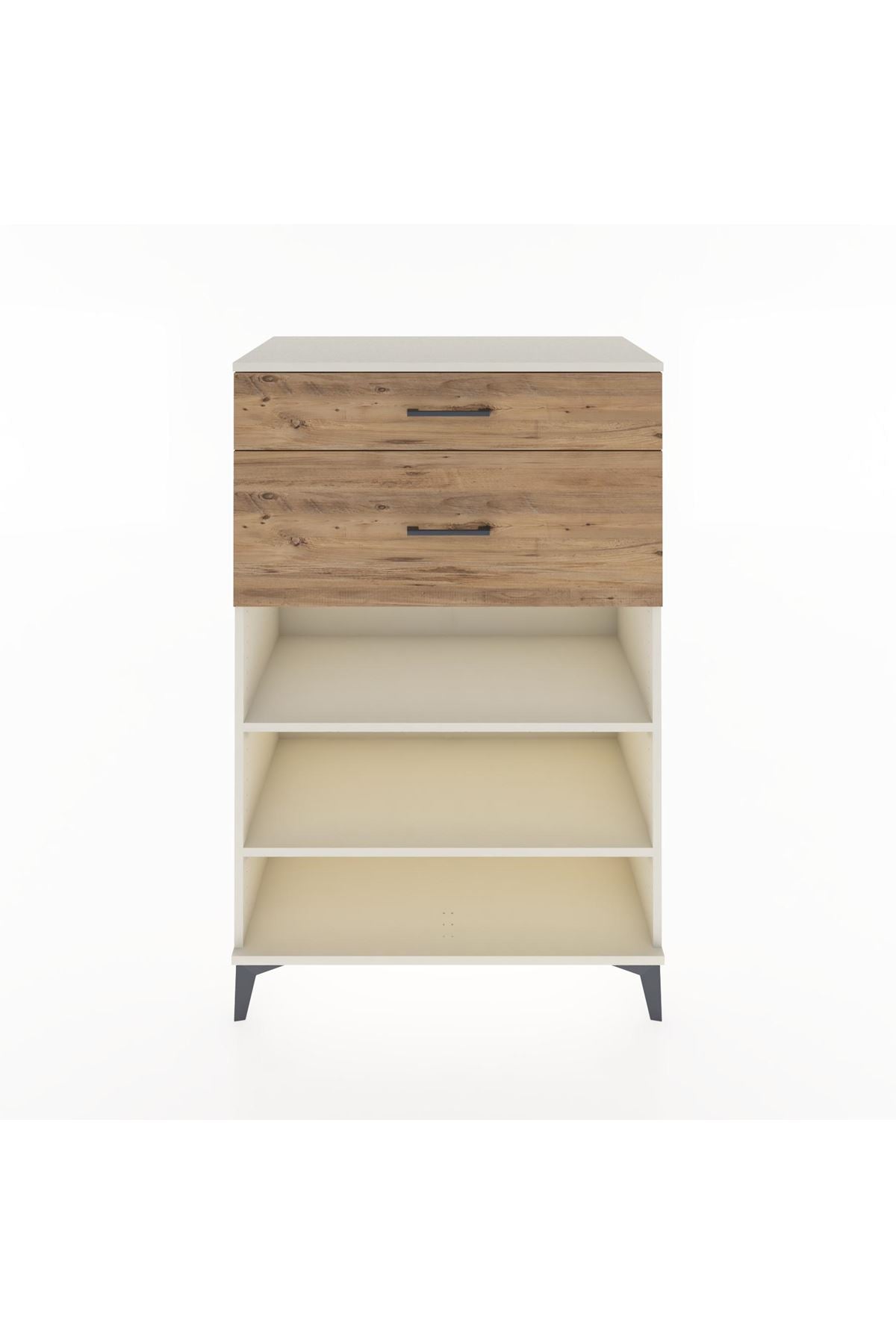 Hyperion Dolap 2 Raflı 2 Çekmeceli 88x44x134 Aytaşı-Çam