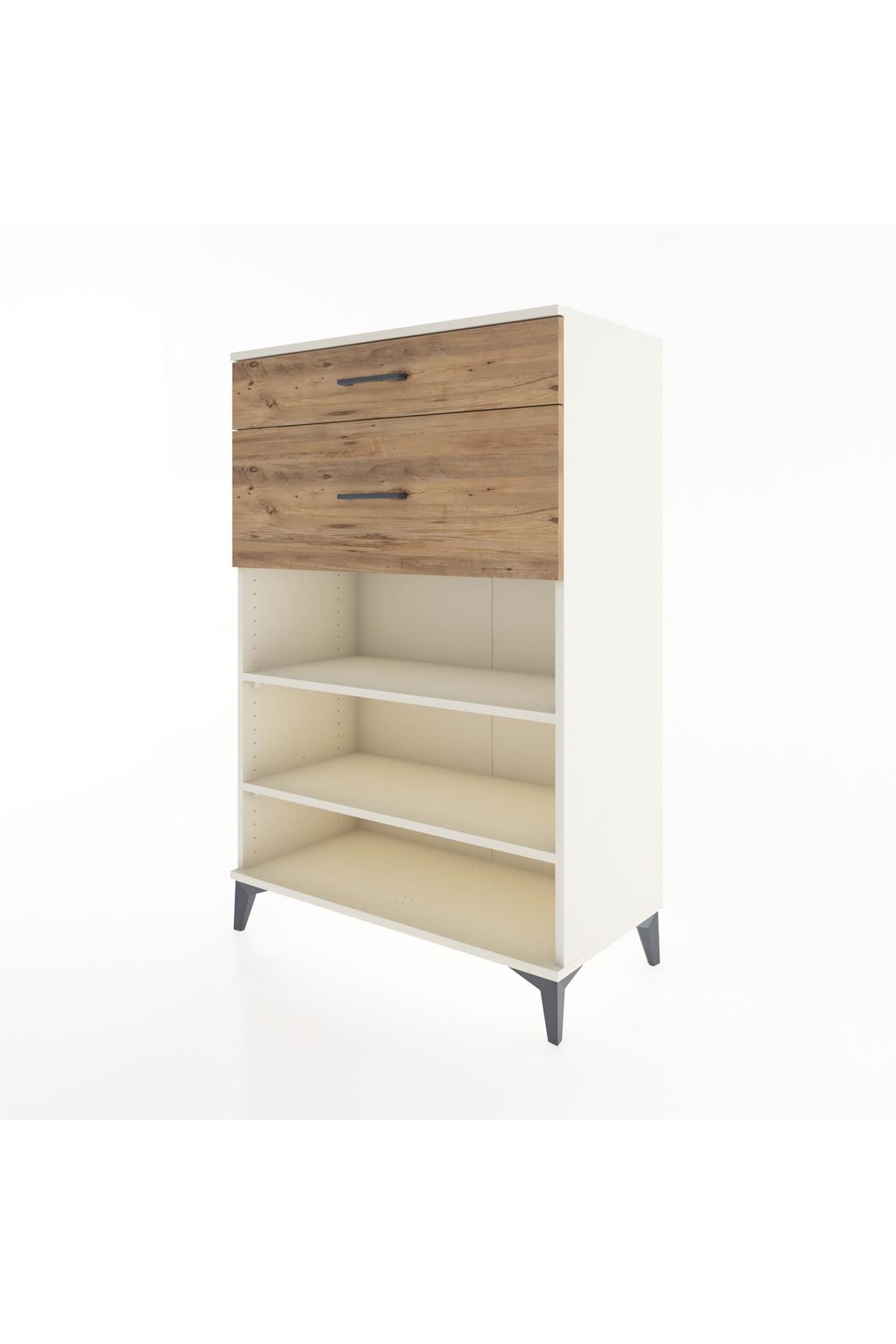 Hyperion Dolap 2 Raflı 2 Çekmeceli 88x44x134 Aytaşı-Çam