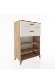 Hyperion Dolap 2 Raflı 2 Çekmeceli 88x44x134 Çam-Aytaşı