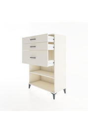 Hyperion Dolap Tek Raflı 3 Çekmeceli 88x44x134 - S51M041V1B