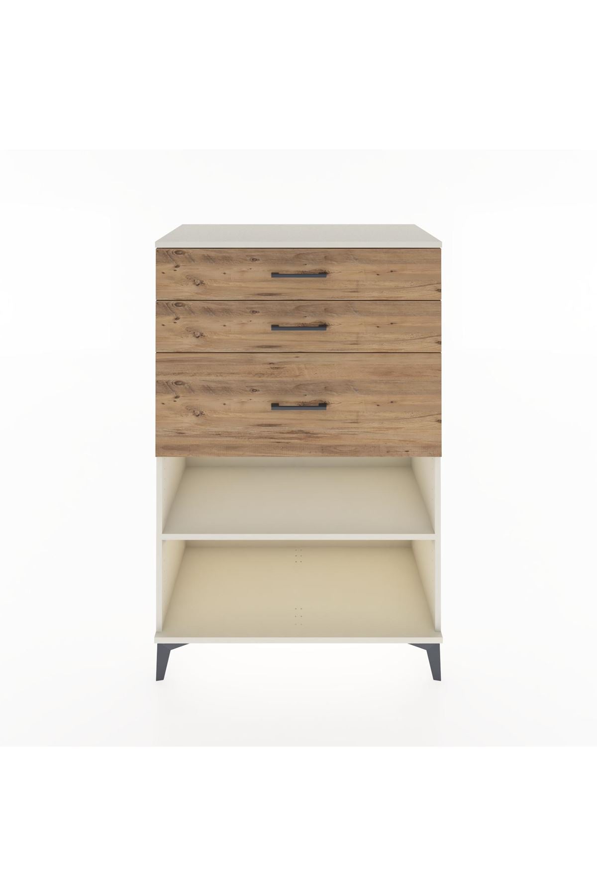 Hyperion Dolap Tek Raflı 3 Çekmeceli 88x44x134 Aytaşı-Çam