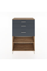 Hyperion Dolap Tek Raflı 3 Çekmeceli 88x44x134