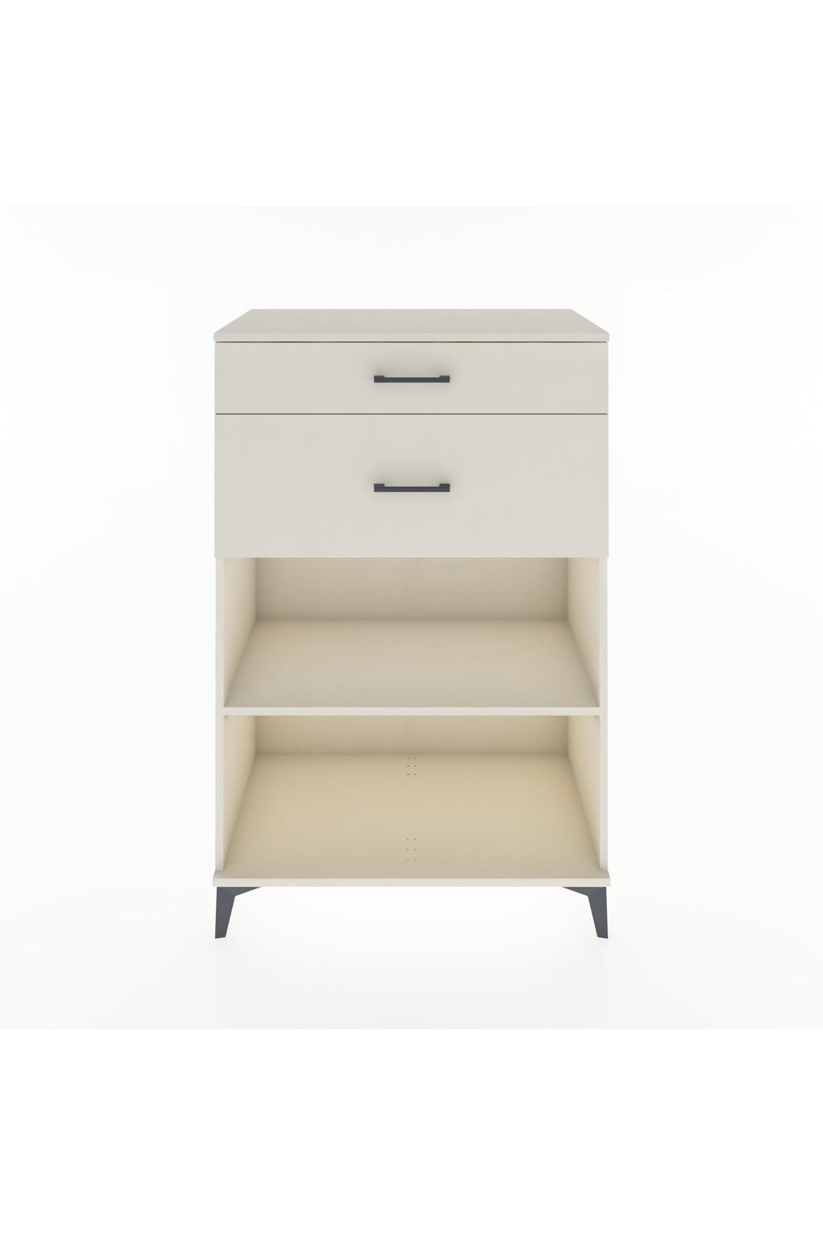 Hyperion Dolap Tek Raflı 2 Çekmeceli 88x44x134 - S51M042V1B