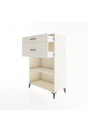 Hyperion Dolap Tek Raflı 2 Çekmeceli 88x44x134 - S51M042V1B