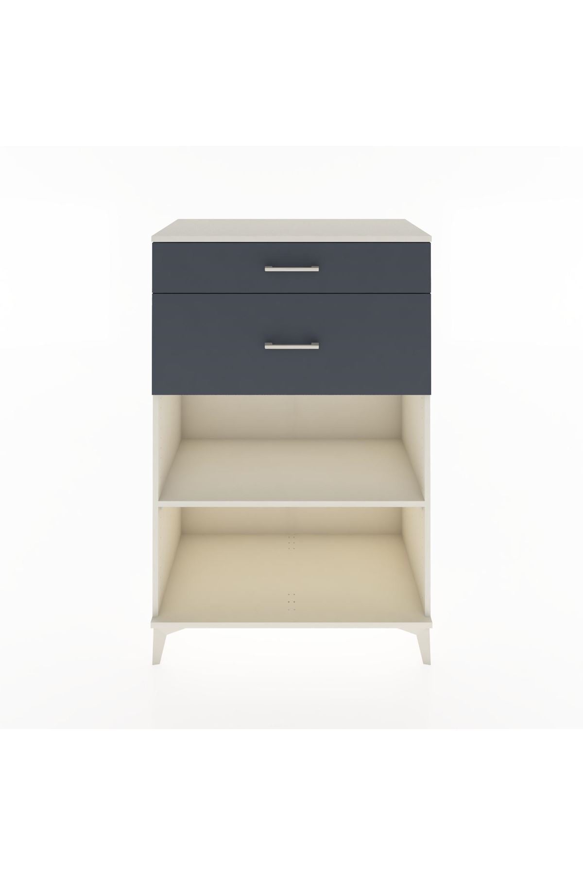 Hyperion Dolap Tek Raflı 2 Çekmeceli 88x44x134 - S51M042V2B