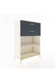 Hyperion Dolap Tek Raflı 2 Çekmeceli 88x44x134 - S51M042V2B