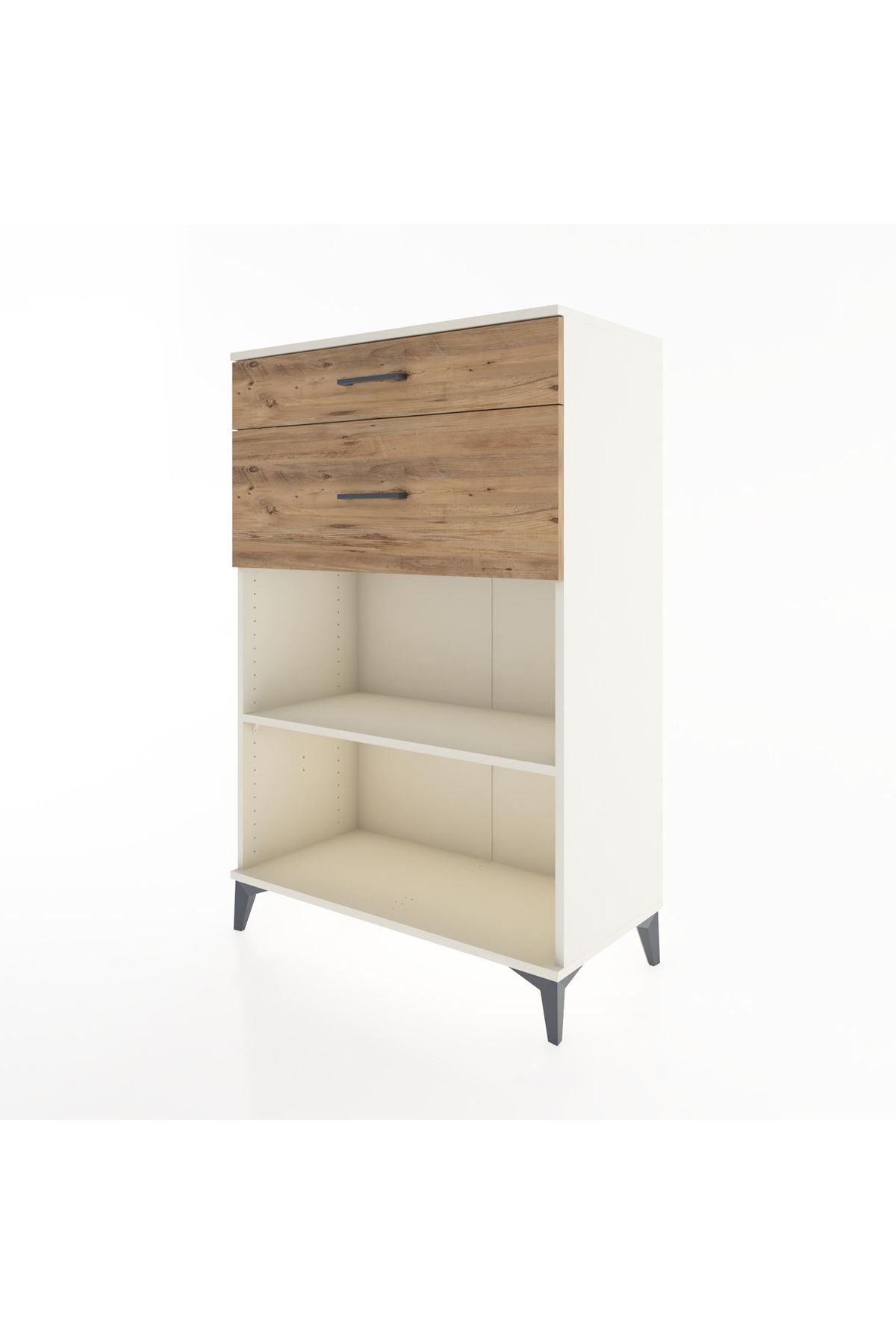 Hyperion Dolap Tek Raflı 2 Çekmeceli 88x44x134 - S51M042V3B