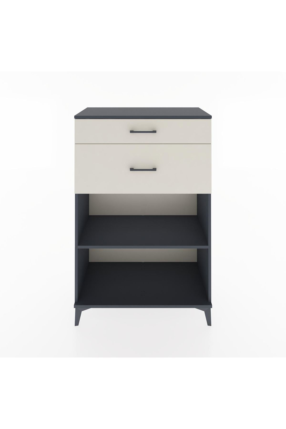 Hyperion Dolap Tek Raflı 2 Çekmeceli 88x44x134 - S51M042V4B