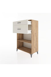 Hyperion Dolap Tek Raflı 2 Çekmeceli 88x44x134 - S51M042V7B