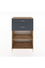 Hyperion Dolap Tek Raflı 2 Çekmeceli 88x44x134