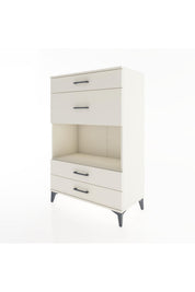 Hyperion Dolap Tek Raflı 4 Çekmeceli 88x44x134 - S51M043V1B
