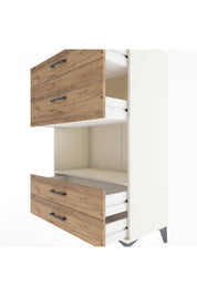 Hyperion Dolap Tek Raflı 4 Çekmeceli 88x44x134 Aytaşı-Çam