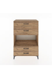 Hyperion Dolap Tek Raflı 4 Çekmeceli 88x44x134 - S51M043V9B