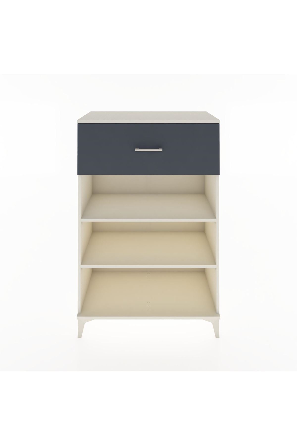 Hyperion Dolap 2 Raflı Tek Çekmeceli 88x44x134 Aytaşı-Antrasit