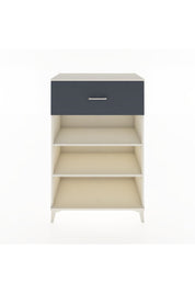 Hyperion Dolap 2 Raflı Tek Çekmeceli 88x44x134 Aytaşı-Antrasit