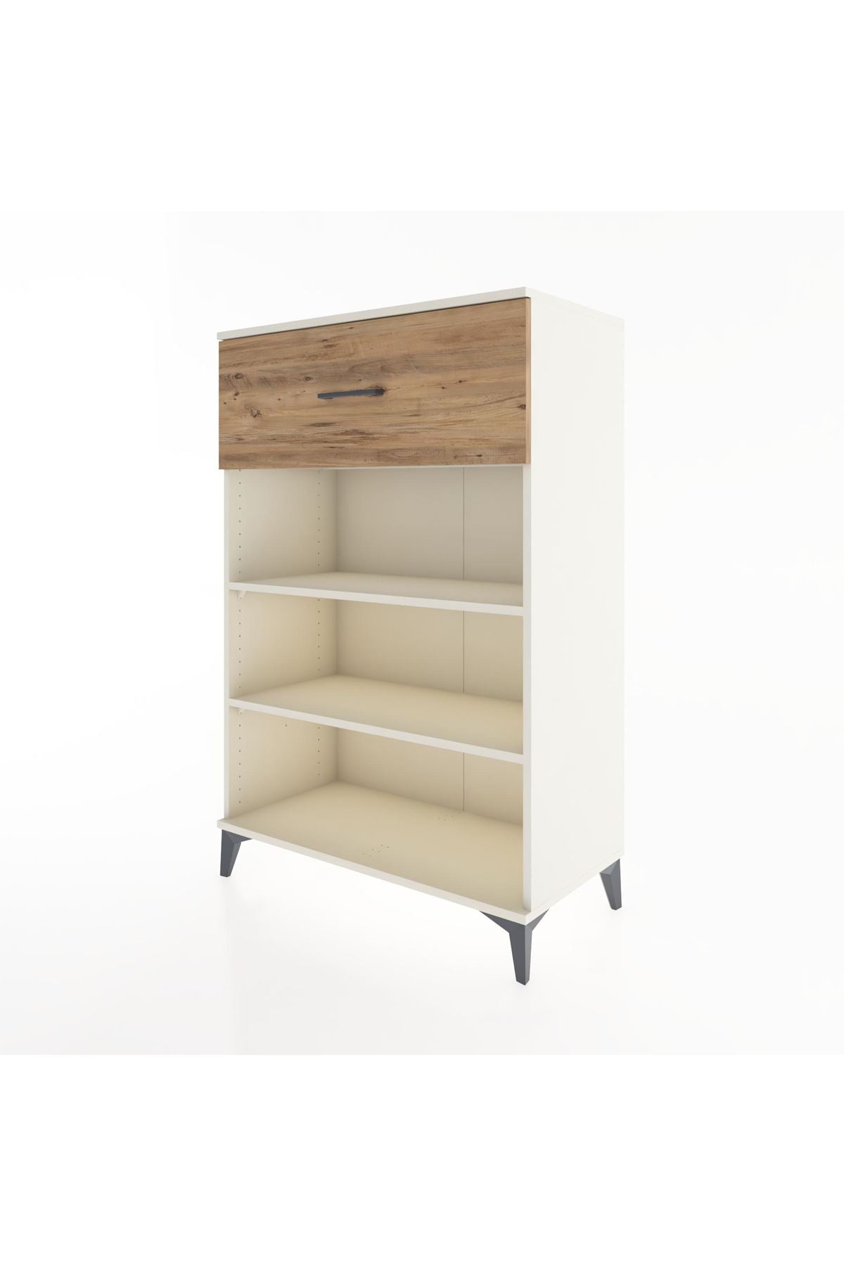 Hyperion Dolap 2 Raflı Tek Çekmeceli 88x44x134 Aytaşı-Çam