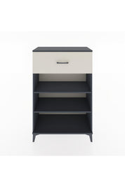 Hyperion Dolap 2 Raflı Tek Çekmeceli 88x44x134 Antrasit-Aytaşı