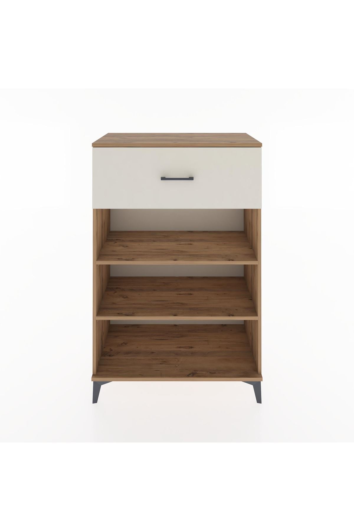 Hyperion Dolap 2 Raflı Tek Çekmeceli 88x44x134 Çam-Aytaşı