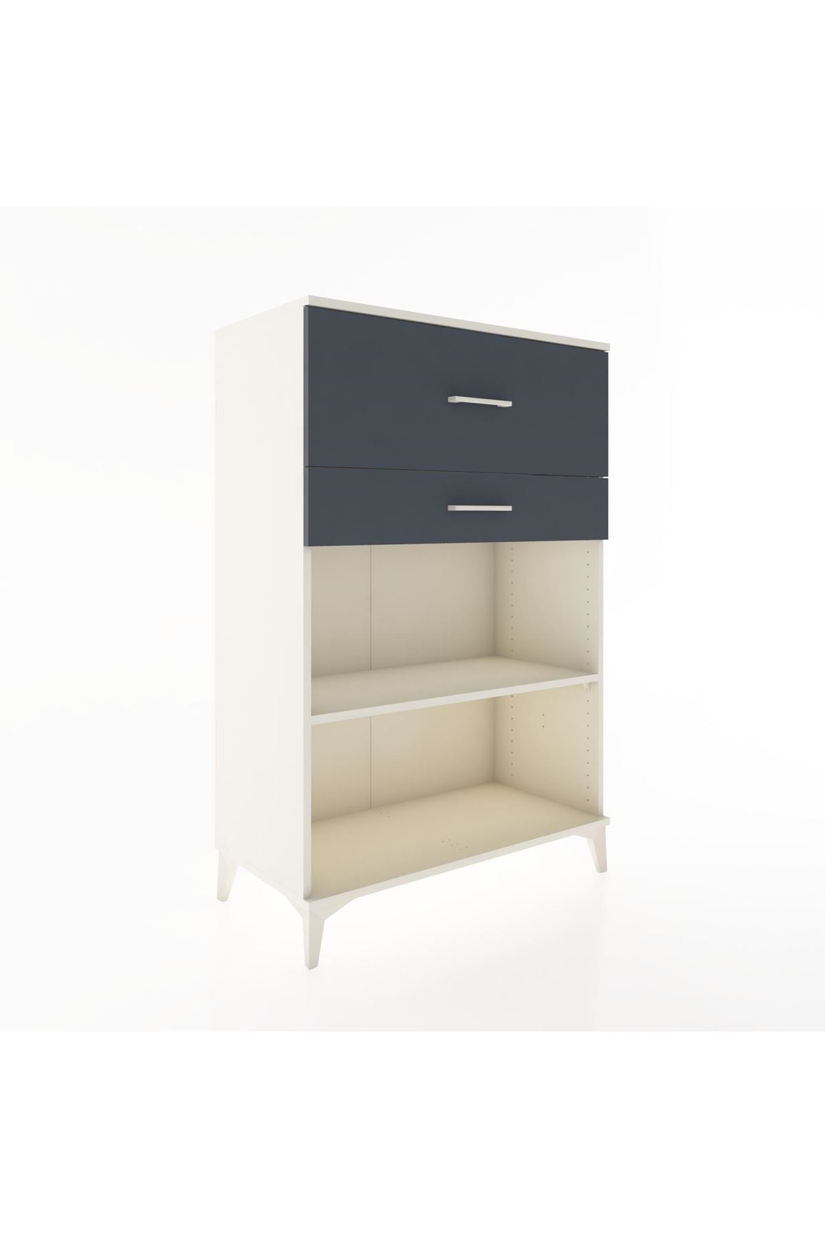 Hyperion Dolap Tek Raflı 2 Çekmeceli 88x44x134 - S51M045V2B