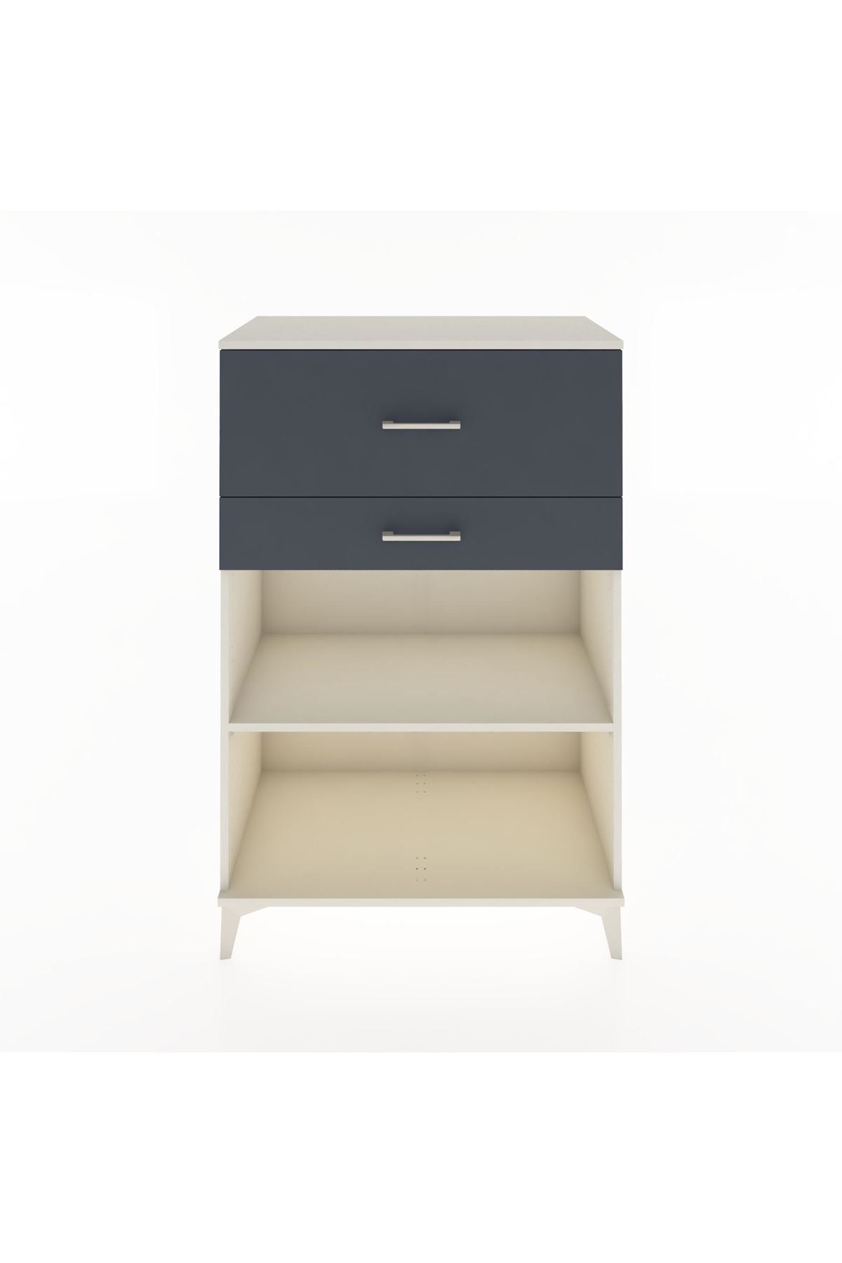 Hyperion Dolap Tek Raflı 2 Çekmeceli 88x44x134 - S51M045V2B