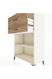 Hyperion Dolap Tek Raflı 2 Çekmeceli 88x44x134 - S51M045V3B