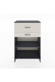 Hyperion Dolap Tek Raflı 2 Çekmeceli 88x44x134 Antrasit-Aytaşı