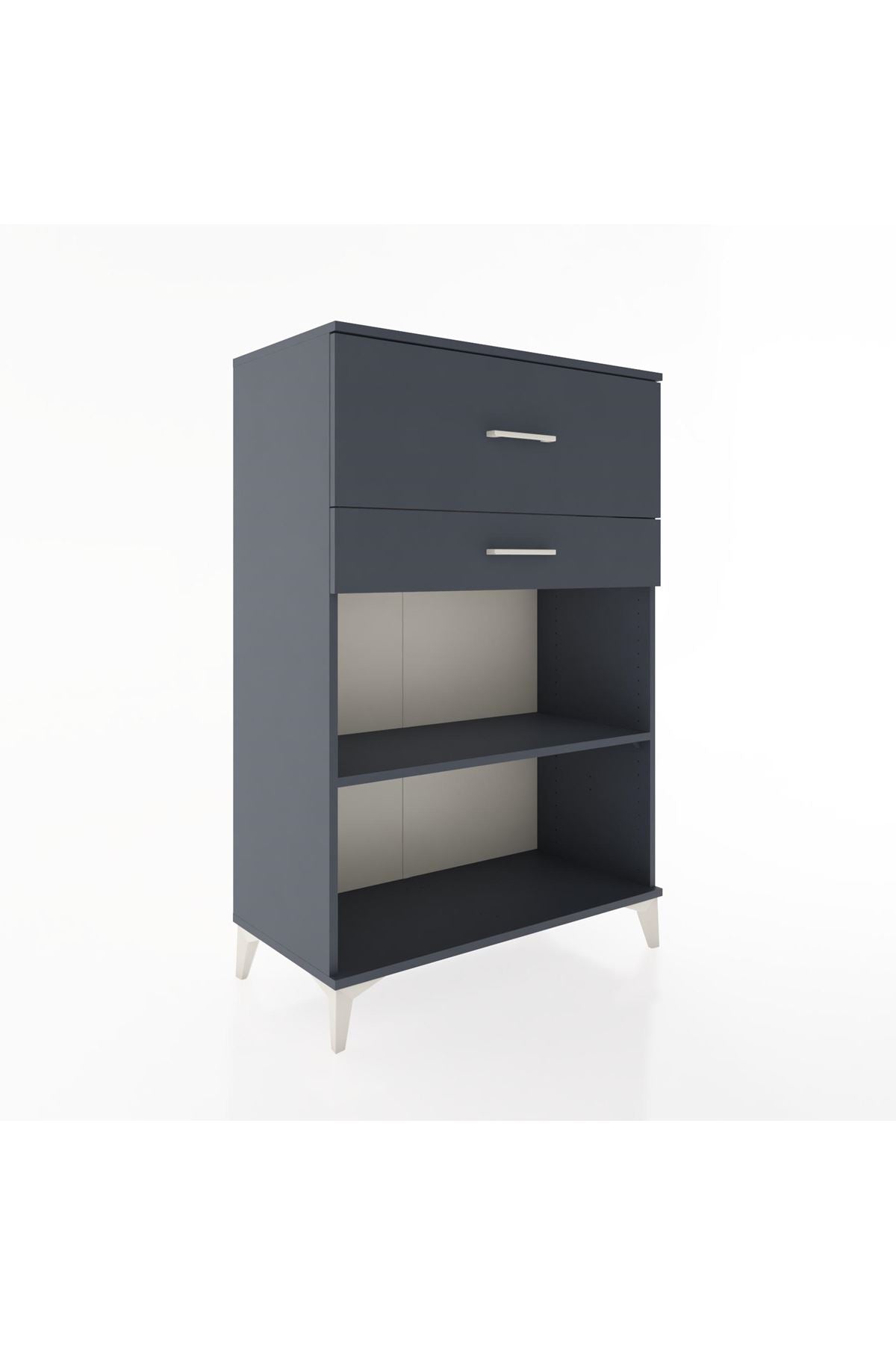 Hyperion Dolap Tek Raflı 2 Çekmeceli 88x44x134 - S51M045V5B