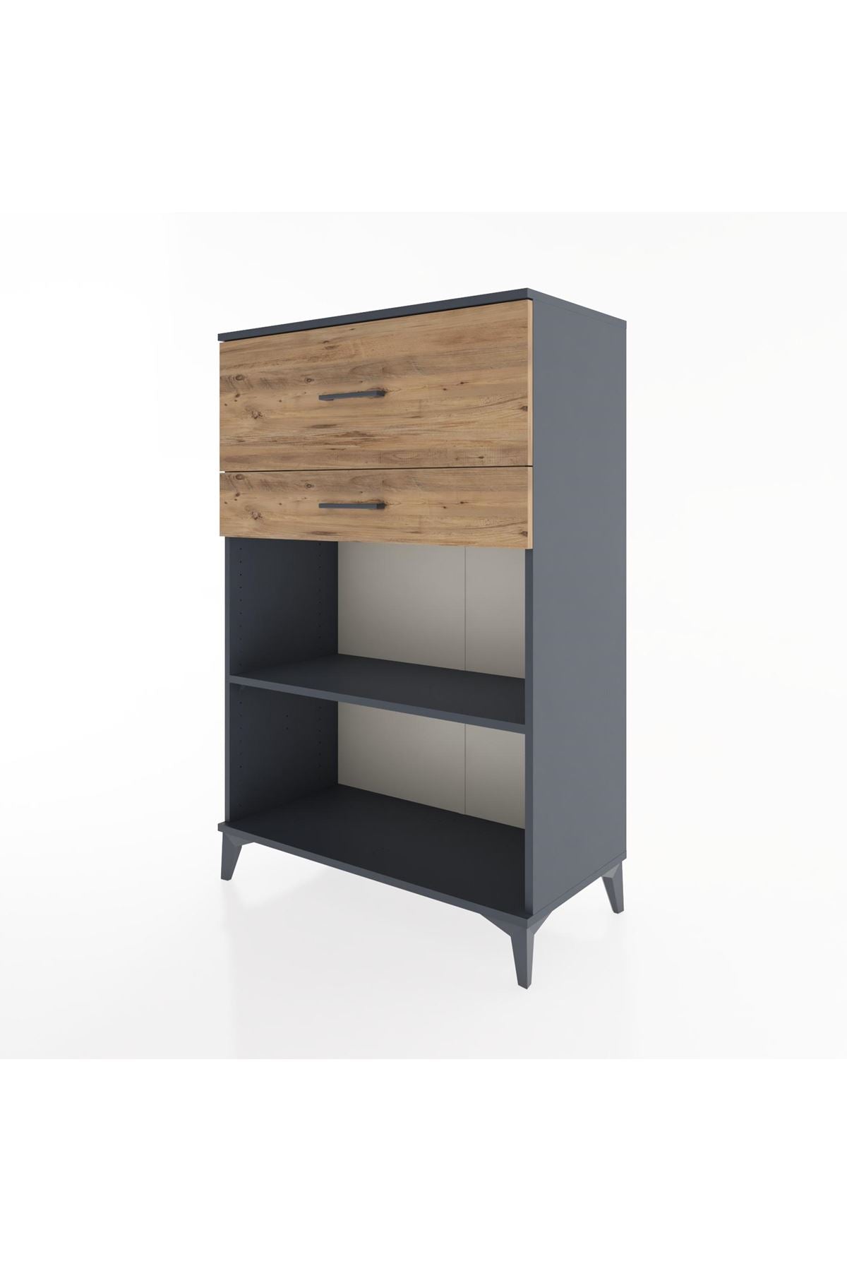Hyperion Dolap Tek Raflı 2 Çekmeceli 88x44x134 - S51M045V6B